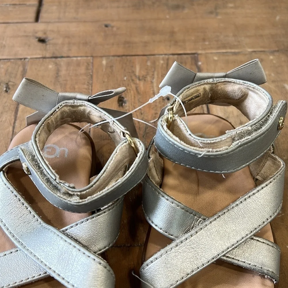 Ugg Maggiepie metallic leather sandals